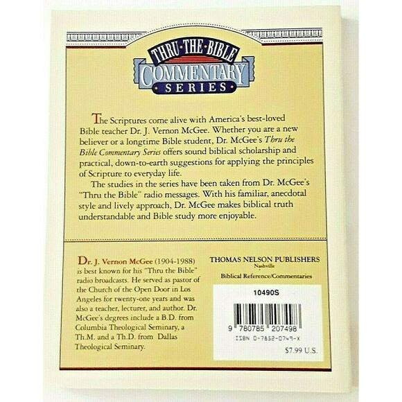 Second Corinthians the Epistles Commentary Thru the Bible by J Vernon McGee VTG - Picture 6 of 6